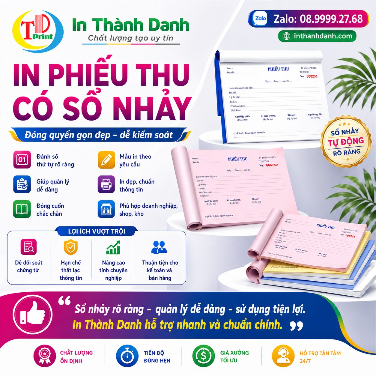 IN Phiếu Thu - Chi In Phieu Thu 4 1
