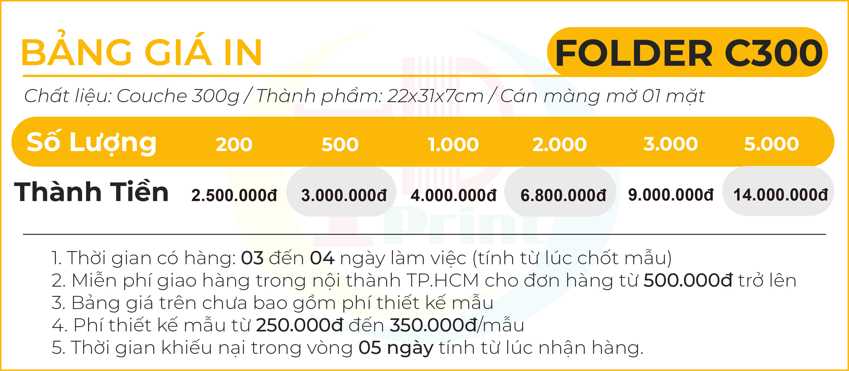 Bảng Báo Giá